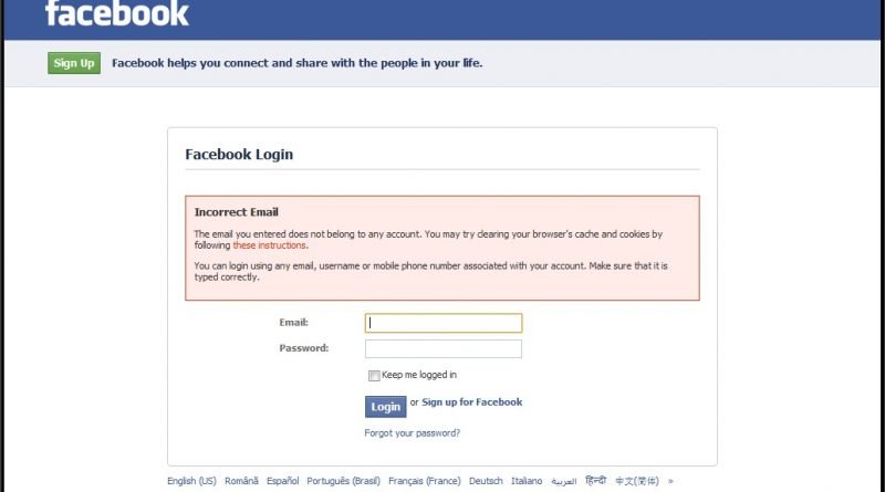Image result for Facebook Login Page is not opening