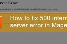 Magento 500 Internal Server Error